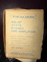 Vintage Realistic Solid State Stero Pre-Amplifier 42-2930