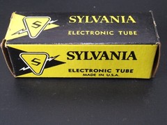 SYLVANIA Electronic Tube 6LX8 LCF802, NEW (O IB)