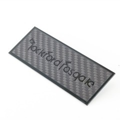 Rockford Fosgate Speaker carbon fibre Custom Made Badge 106mm(4.17″)X39mm(1.54″)