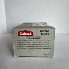 CALRAD 20-261 Universal Dividing 3-Way Network CN-3 Electronics Audio Untested