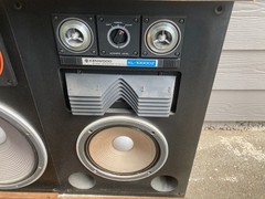 Lot 2 Kenwood KL-10000Z Vintage 4-Way Floor Speakers Pair – Classic Japan Audio