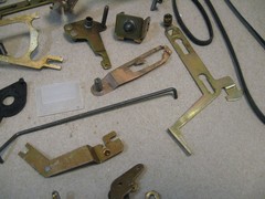 Vtg Dual 1249 Turntable Original Big Internal Parts Lot