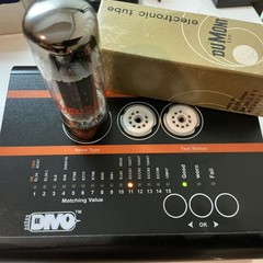 Rare NOS Mullard EL34 6CA7 Tube xf2 series O-Getter KT77 Amplitrex Test L@@K!