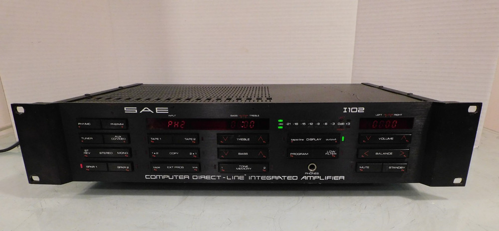 SAE I102 Computer Direct-Line Integrated Stereo Amplifier Working with Issue