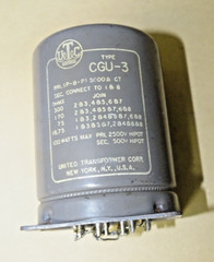 UTC Type CGU-13 Audio Output Transformer, 100 Watts, for Push/Pull 6550 Tubes
