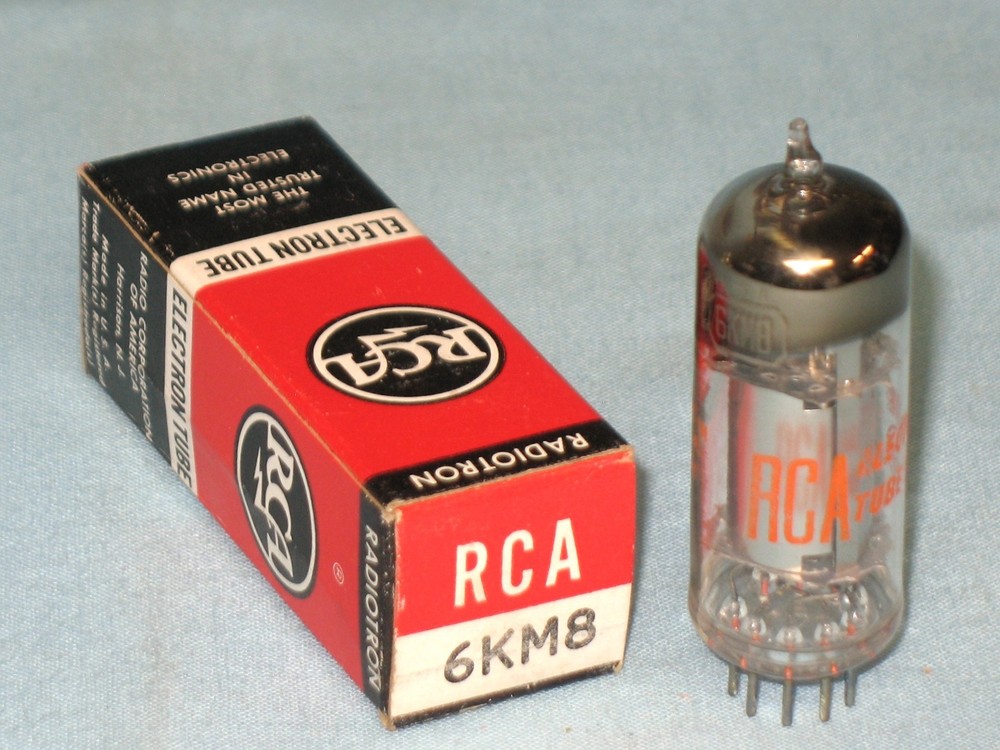 VACUUM TUBE ~ # 6KM8 ~ RCA ~ NOS ~ # 6KM8
