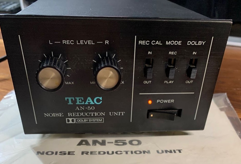 TEAC AN-50 Dolby Noise Reduction Unit, Vintage 1972, Owner’s Manual Incuded Used