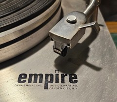 1962 Empire 298 3-Speed Turntable w/ Vintage Shure V15 Type II Cartridge TESTED