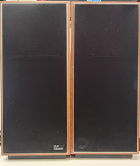 Vintage IMF TLS-50 Speakers Working. some Issues Please see pics/video England