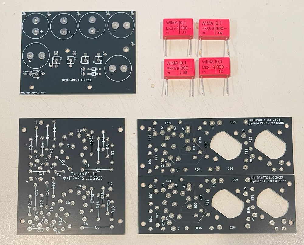 Complete Set of Glass Epoxy Replacement Boards for Dynaco SCA-35