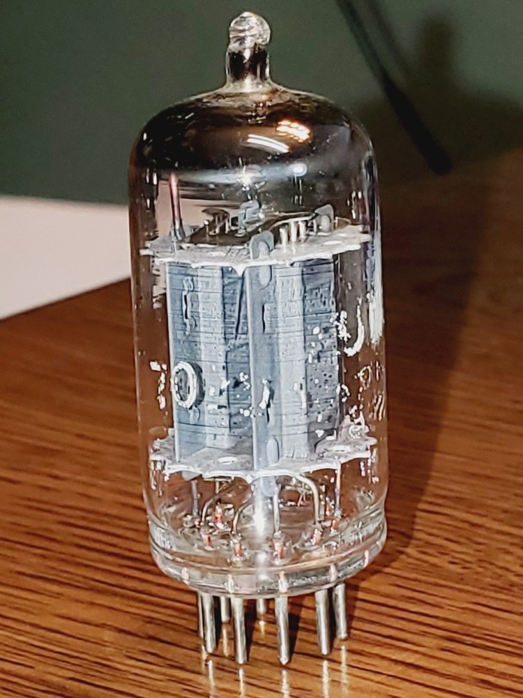 7025/12AX7 Tung-Sol Tall Plate MaxiPreamp2/TV7 tested (1) tube lot