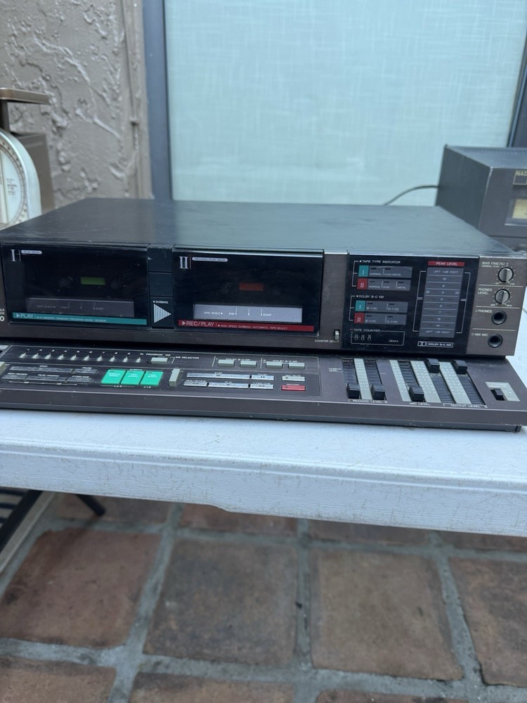 AIWA WX220 double cassette deck Parts 110/220v