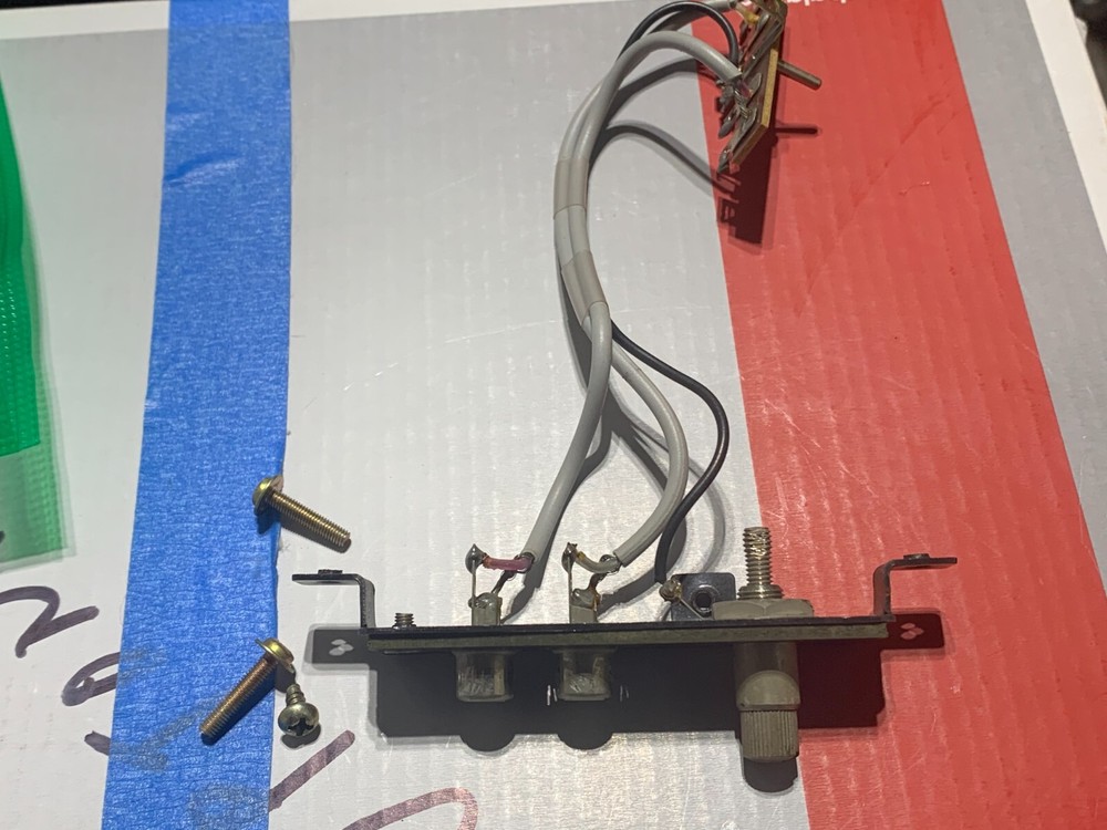 Pioneer PL-51 Stereo Turntable – Parting Out – Ground Wire / RCA Input Block