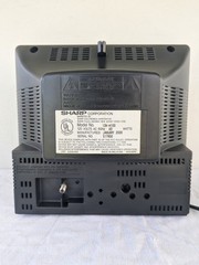 Vintage Sharp 13″ Retro Gaming CRT TV 13N-M100 (NO REMOTE), Front AV Tested