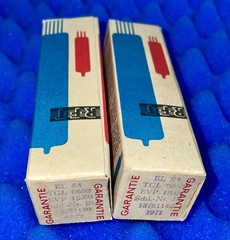TWO RFT TELAM EL84 6BQ5 Vacuum Tubes / Germany/ Computerized Tested /Ship Fr USA
