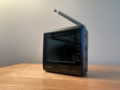 Casio TV-7500 Portable Color LCD TV Vintage Mini Television 4 Inch Works Analog