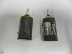 Lot “2” Beckman Helipot Mini Small Precision Potentiometer (A4)