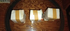 3x Vintage SHARP EA-17 AC Adapters OEM Original In Box Retro Electronics NOS