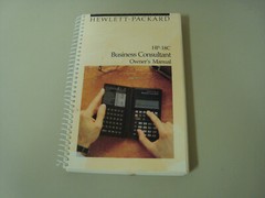 Vintage HP 18C Owner’s Handbook User Manual Hewlett Packard Calculator