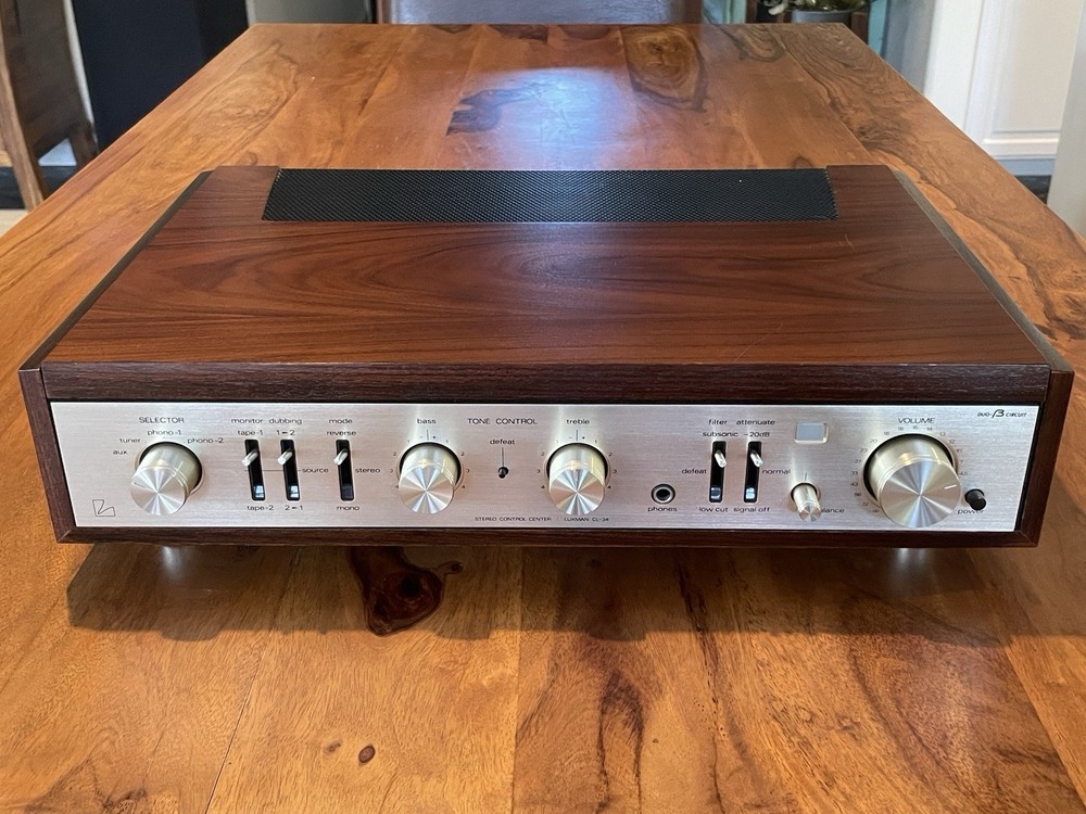 Luxman CL34 12AX7 12AU7 Tube Stereo Control Center Preamplifier Duo-B – SERVICED