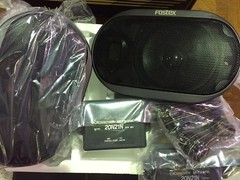 Fostex RP1 Car Speaker 2WAY Pair RP Planar Tweeter Carbon Fiber Woofer Japan