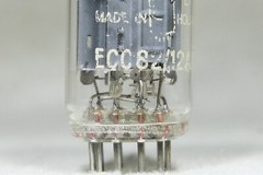 Valvo ECC82/12AU7 Long Plate Angled O-Getter 1957 Germany D7H Measures Low