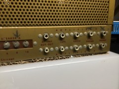 Working 1960s Boulevard 11T24S Guitar Stereo Tube Amplifier Pre Amp 100 Watts