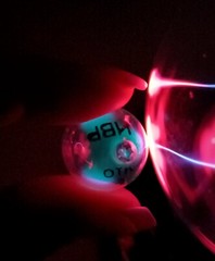 Vintage IVR UV lamp high frequency induction ball tube USSR quartz glass