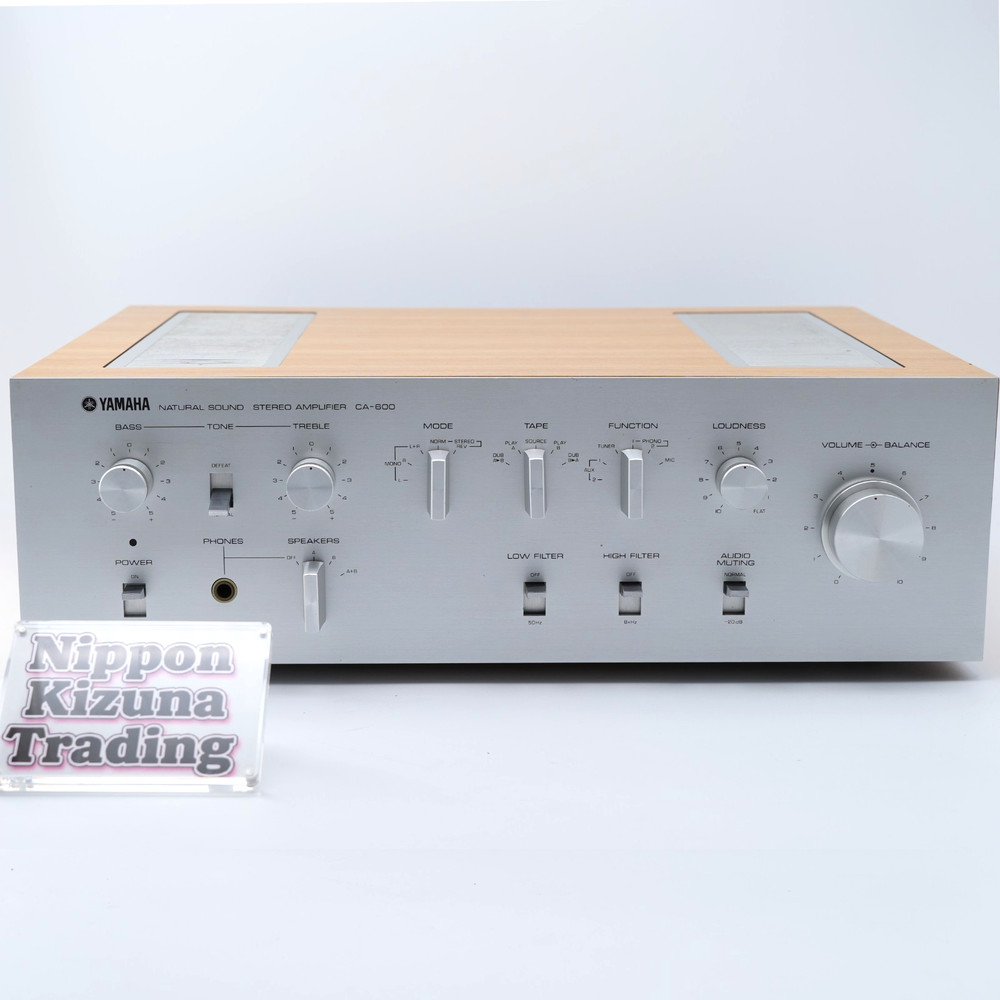 Yamaha CA-600 Integrated Amplifier Vintage Hi-Fi Stereo Class A Serviced Tested