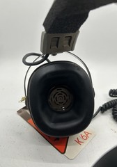 Vintage 70s 80s Koss K-6 ALC Over Ear-Cup Stereo phones Headphones Brown