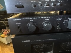 Yamaha Natural Sound B-2 Amplifier, C-2 Preamplifier and T-1 Tuner. No returns.