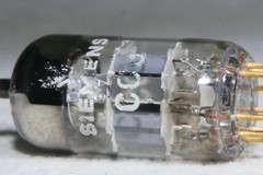 Matched Pair Siemens CCa (=E88CC/6922) A-Frame Getter Gold Pin Germany 1973