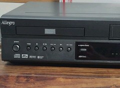 📼 Allegro ABV341 VCR/DVD Player Combo *No Remote* TESTED – Please READ