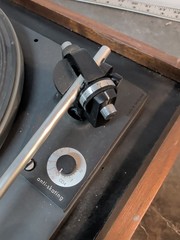 Dual 1226 & 1246 Automatic Turntable Parts Lot w/ United Audio Cabinet Tonebar