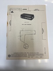 Vintage – Sam’s Photofact Folder – Julette Model EL – 1988 – Dial Cord Stringing