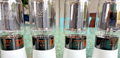 RCA 6L6GC – 100% MATCH – Quad Black Plates 1963, 1963, 1966, 1966, Grade A