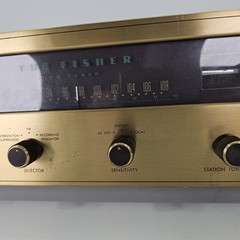 Vintage Fisher FM-50 Stereophonic Tube Tuner Serviced Radio Reciever