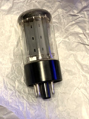 Vintage Amperex Bugle Boy GZ34 Rectifier Tube Made in Great Britain Great!