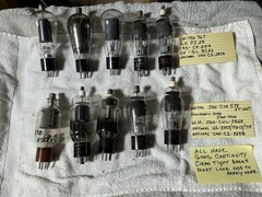 Lot Of 10 Rare Rectifier Vacuum Tubes VT-267 578 967 5557 323B 2C23 210-A PJ-28