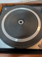 Dual 1226 & 1246 Automatic Turntable Parts Lot w/ United Audio Cabinet Tonebar