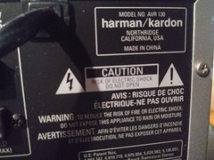 Tested & Working Harman Karden AVR-130 Receiver 40w 8Ohms 5.1 NO REMOTE 2003