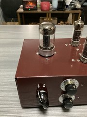 Tube Headphone Amplifier Custom Hand made, Including Headphones!