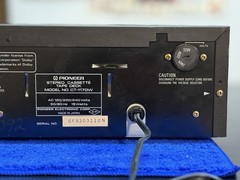 PIONEER CT-1170W DUAL CASSETTE HIGH SPEED DUBBING METAL DOLBY