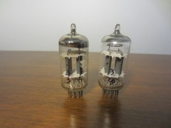 Pair of Bell and Howell 12AU7 Tubes – Made in India – Hickok Tested