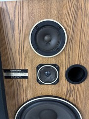 Vintage Pioneer 3 Way Speaker System CS-G203 Made In USA Single Speaker