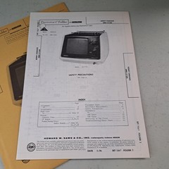 Sony TV-770 TV Photofact Folder SAMS Service Manual 1976 Chassis SMC-216A