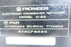 [B] Pioneer D-23 Channel Divider Electronic Crossover Network 4 Way F/S JAPAN