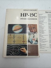 Vintage HP-15C Owner’s Handbook User Manual February 1982 Edition