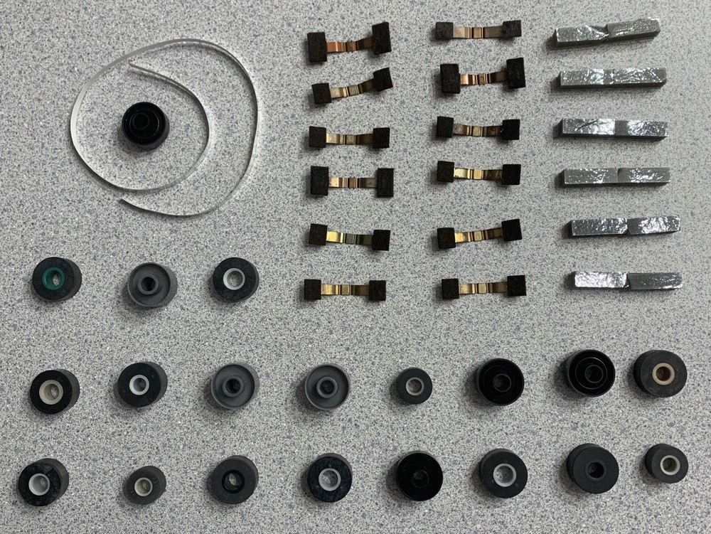 8 Track Tape Repair Parts Pads Springs Felts Pinch Rollers Splicing Tape Kit b