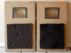 Two Pioneer OEM CS-701 Speaker Systems Wood Cabinets Only